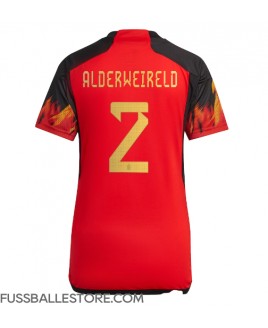 Günstige Belgien Toby Alderweireld #2 Heimtrikot Damen WM 2022 Kurzarm